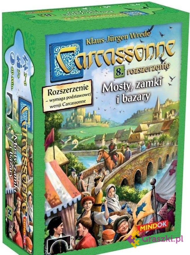 Carcassonne 8: Mosty, zamki i bazary | Bard // darmowa dostawa od 249.99 zł // wysyłka do 24 godzin! // odbiór osobisty w Opolu